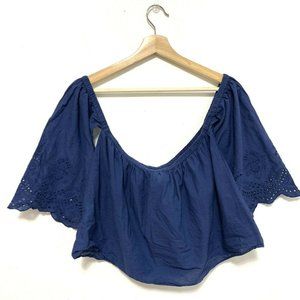 Seed Heritage Small Off the Shoulder Crop Top